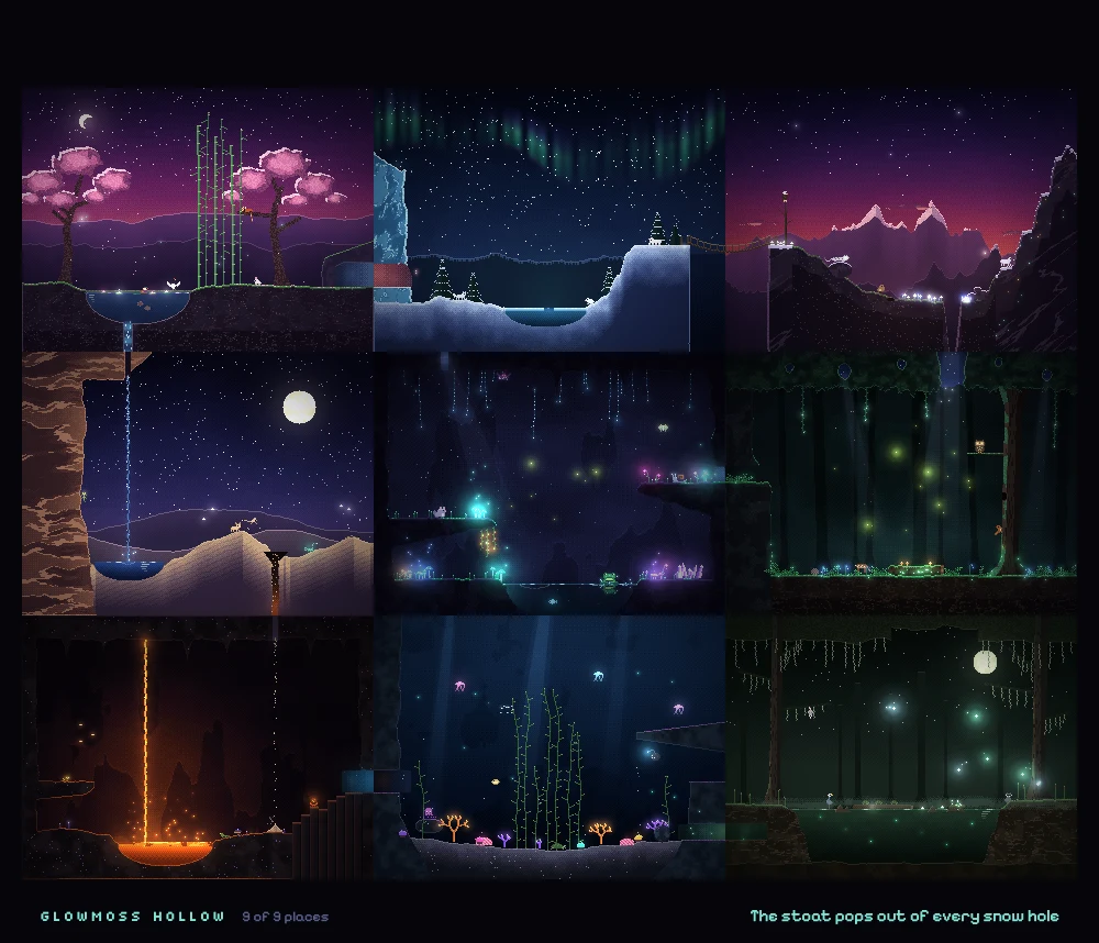 Screenshot of Glowmoss Hollow